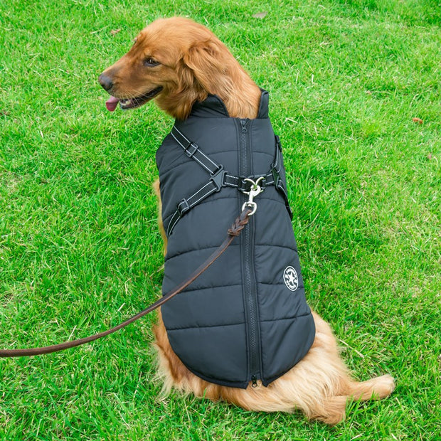 Dog Clothes Chest Back Integrated Cotton Vest