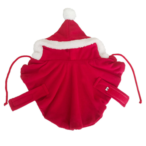 Christmas Cape With Hoodie for Dogs and Cats