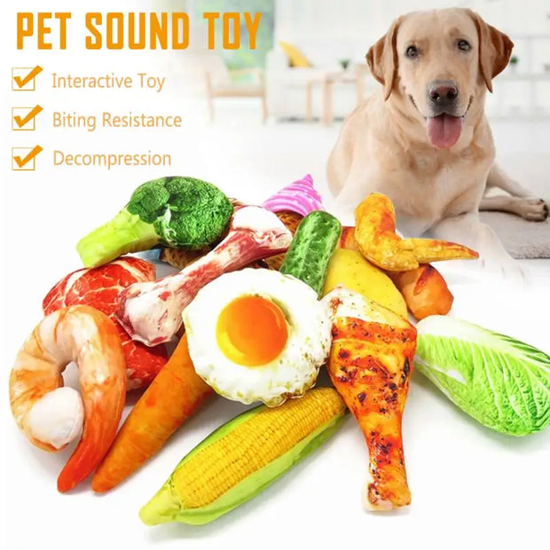 Pet Dog Adorable Interactive Soft Funny Pet Chewable