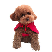 Christmas Cape With Hoodie for Dogs and Cats